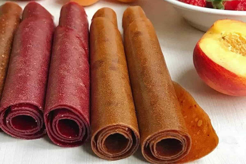 طرز تهیه لواشک سیب خانگی خوشرنگ و خوشمزه
