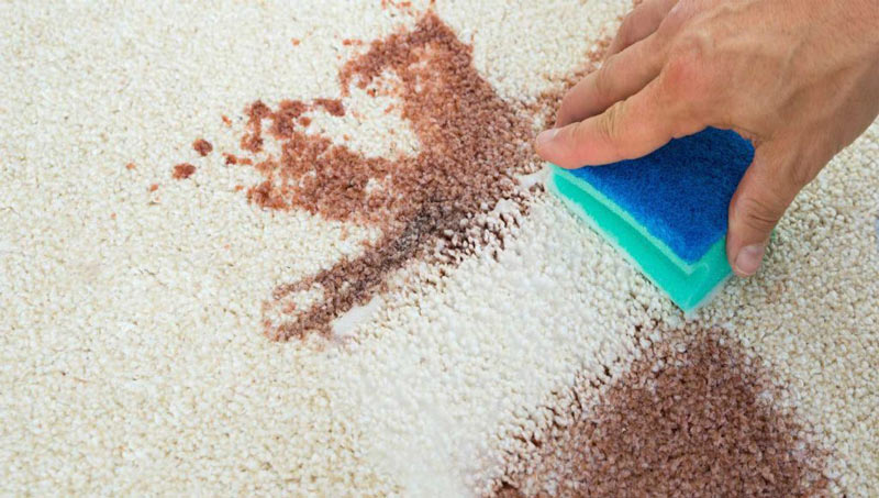 پاک کردن لکه خون از روی فرش