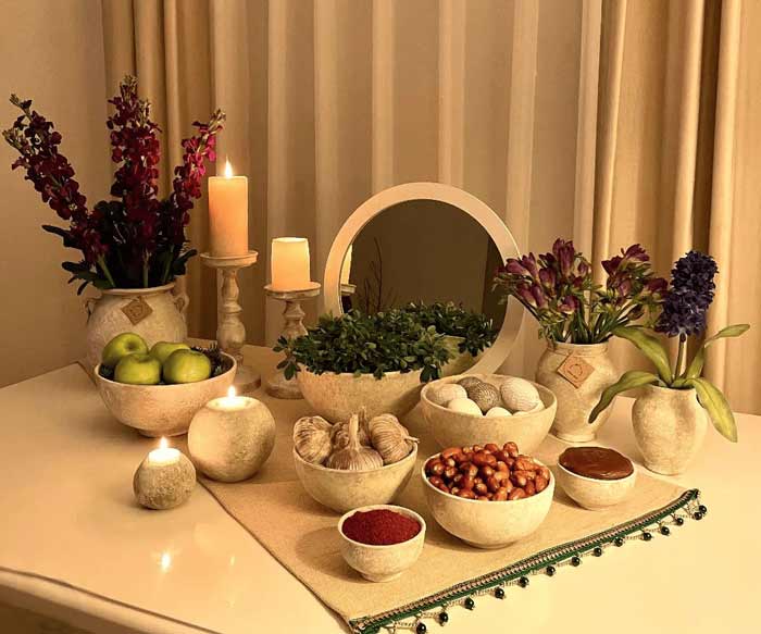تزئین سفره هفت سین