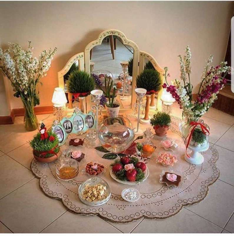 تزئین سفره هفت سین