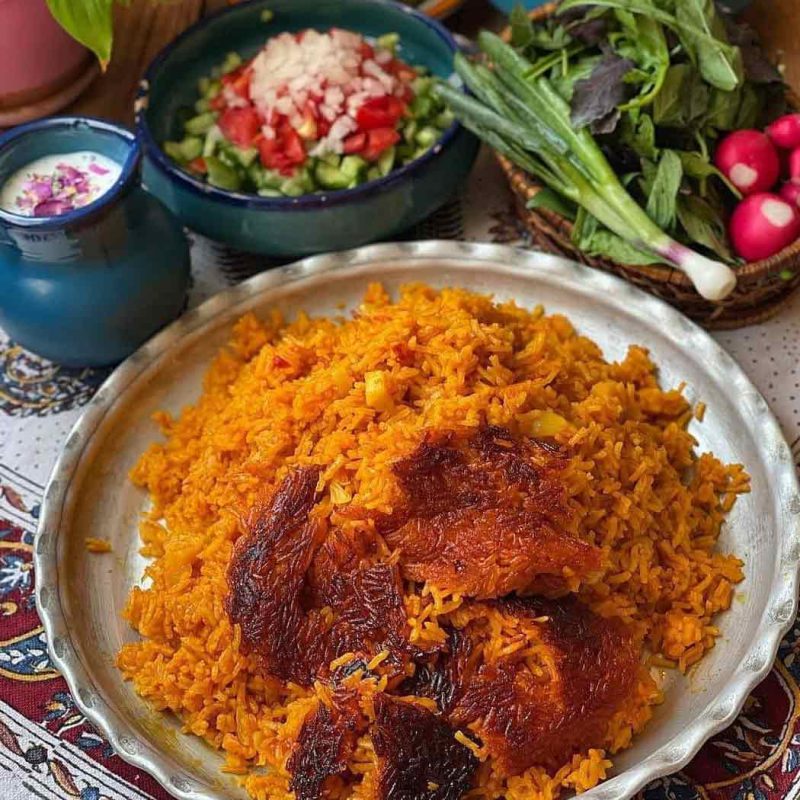طرز پخت استانبولی پلو